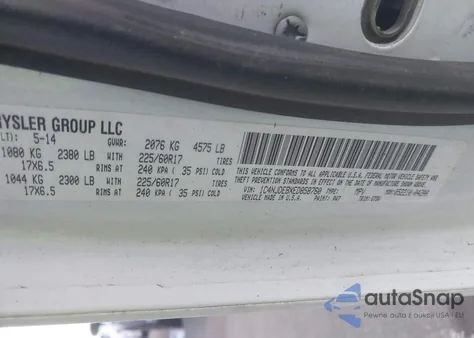 2014 Jeep Compass Latitude из США, поврежденный, VIN 1C4NJDEBXED858760